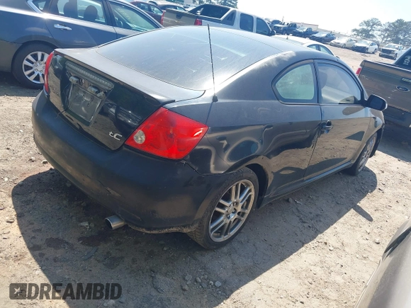 2005 Scion tC with VIN JTKDE177750026736, listed as a IAAI auction lot 42075370 with 246,192 mi miles. Bid and sale history available at carsss.com. Image 4.