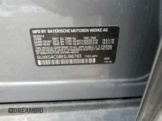 2014 BMW X5 xDrive35d with VIN 5UXKS4C58E0J96793, listed as a Copart auction lot 49045595 with 84,641 mi miles and Clean Title. Bid and sale history available at carsss.com. Image 13.