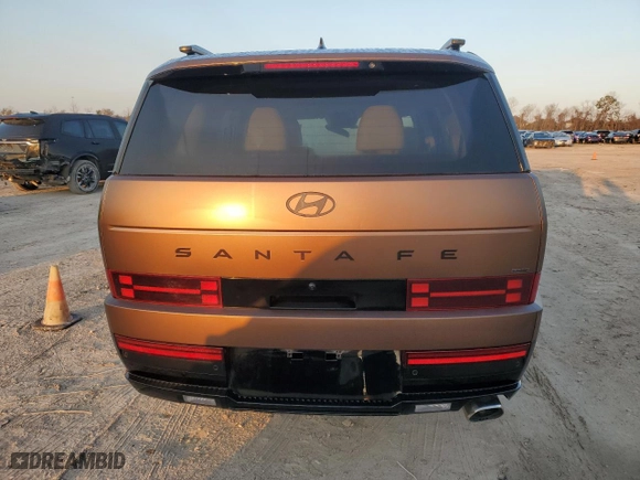 2024 Hyundai Santa Fe Calligraphy with VIN 5NMP5DGLXRH019627, listed as a Copart auction lot 47412645 with 3,873 mi miles and Salvage Title. Bid and sale history available at carsss.com. Image 6.