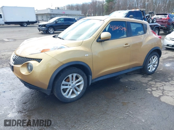 2013 Nissan Juke SV with VIN JN8AF5MV2DT206502, listed as a IAAI auction lot 41865294 with 85,980 mi miles. Bid and sale history available at carsss.com. Image 2.
