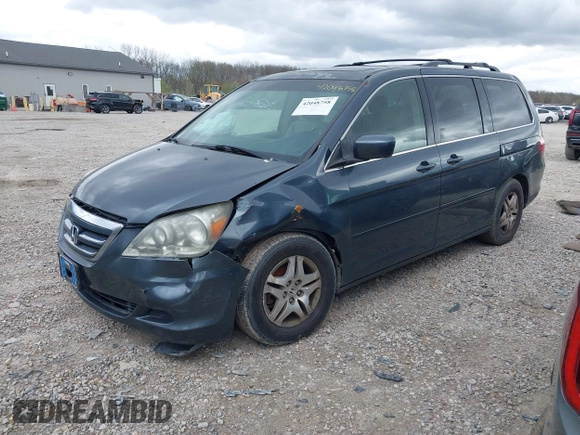 2006 Honda Odyssey EX-L with VIN 5FNRL38716B441549, listed as a IAAI auction lot 42048758 with 232,194 mi miles. Bid and sale history available at carsss.com. Image 17.