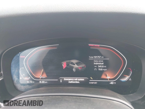 2020 BMW 5 Series 530i with VIN WBAJR3C0XLWW79930, listed as a IAAI auction lot 41482074 with 101,757 mi miles and . Bid and sale history available at DreamBid. Image 7.