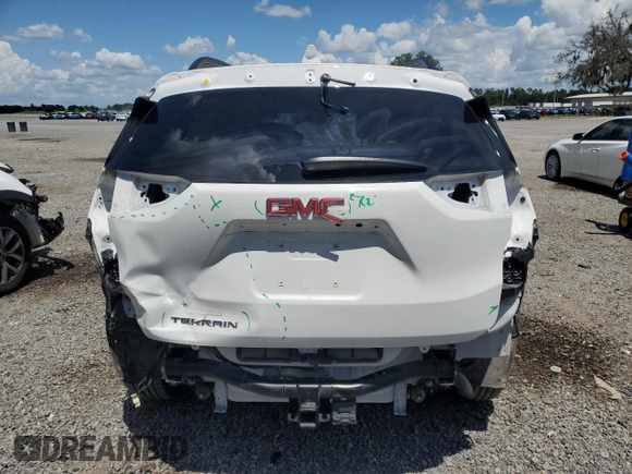 2020 GMC Terrain SLE with VIN 3GKALMEV0LL301726, listed as a Copart auction lot 61779595 with 42,015 mi miles and Salvage title. Bid and sale history available at DreamBid. Image 6.
