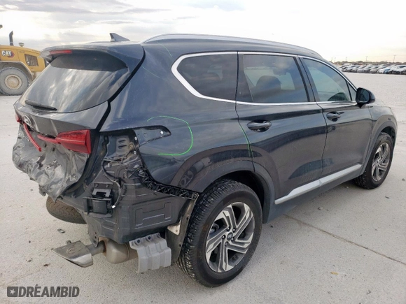 2022 Hyundai Santa Fe SEL with VIN 5NMS24AJ8NH408299, listed as a Copart auction lot 50214955 with 28,459 mi miles and Salvage Title. Bid and sale history available at carsss.com. Image 3.