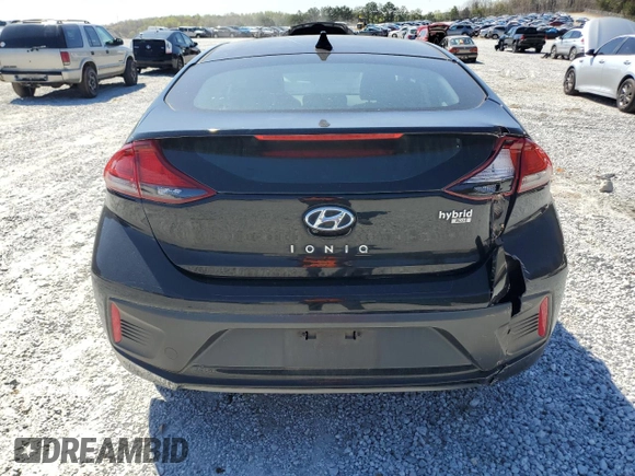 2017 Hyundai Ioniq Blue with VIN KMHC65LC5HU047877, listed as a Copart auction lot 50234285 with 131,058 mi miles and Salvage Title. Bid and sale history available at DreamBid. Image 6.