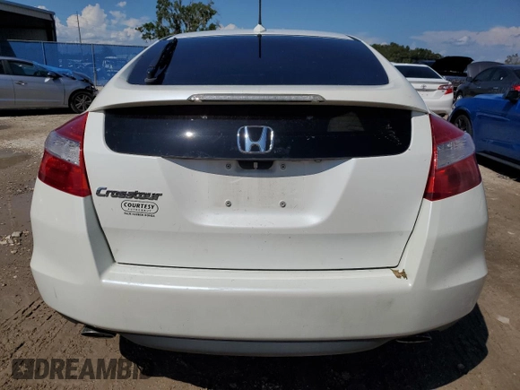 2012 Honda Crosstour EX-L with VIN 5J6TF3H53CL004005, listed as a Copart auction lot 73849554 with 0 mi miles and Salvage Title. Bid and sale history available at carsss.com. Image 6.