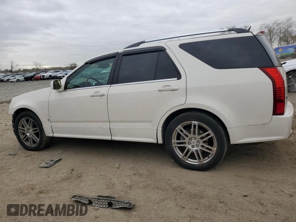 2007 Cadillac SRX with VIN 1GYEE63A870172327, listed as a Copart auction lot 80728804 with 160,973 mi miles and Salvage Title. Bid and sale history available at carsss.com. Image 2.
