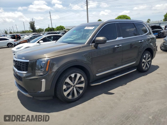 2022 Kia Telluride S with VIN 5XYP6DHC7NG241722, listed as a Copart auction lot 55633715 with 74,520 mi miles and Non Repairable. Bid and sale history available at DreamBid. Image 1.