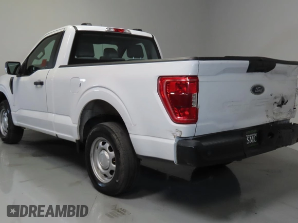2022 Ford F-150 XL with VIN 1FTMF1CB4NKD23966, listed as a Copart auction lot 62537415 with 80,836 mi miles and Salvage title. Bid and sale history available at DreamBid. Image 4.