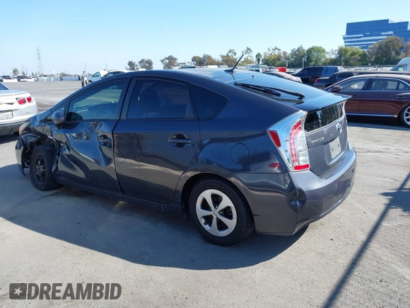2013 Toyota Prius One with VIN JTDKN3DUXD5661388, listed as a IAAI auction lot 41207260 with 250,530 mi miles and . Bid and sale history available at DreamBid. Image 3.