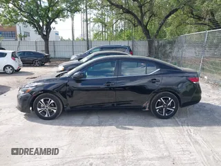 2024 Nissan Sentra SV with VIN 3N1AB8CVXRY245320, listed as a IAAI auction lot 41889707 with 25,490 mi miles and . Bid and sale history available at DreamBid. Image 14.