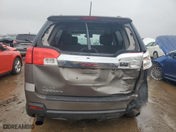2012 GMC Terrain SLE-2 with VIN 2GKFLTE53C6192019, listed as a Copart auction lot 47835705 with 232,803 mi miles and Salvage Title. Bid and sale history available at carsss.com. Image 6.