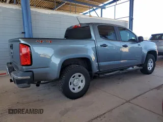 2020 Chevrolet Colorado 4WD Work Truck with VIN 1GCGTBEN6L1117067, listed as a Copart auction lot 54543595 with 75,372 mi miles and Salvage Title. Bid and sale history available at carsss.com. Image 3.