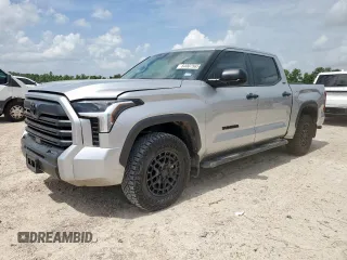 2024 Toyota Tundra SR5 with VIN 5TFLA5DB0RX232833, listed as a Copart auction lot 64007565 with 10,095 mi miles and Salvage title. Bid and sale history available at DreamBid. Image 1.