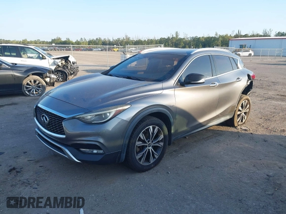 2017 Infiniti QX30 Luxury with VIN SJKCH5CR3HA020551, listed as a IAAI auction lot 41501816 with 78,511 mi miles. Bid and sale history available at carsss.com. Image 17.