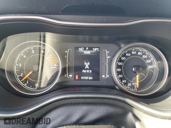2019 Jeep Cherokee with VIN 1C4PJMAX2KD347338, listed as a Copart auction lot 55779905 with 91,727 mi miles and Clean title. Bid and sale history available at DreamBid. Image 9.