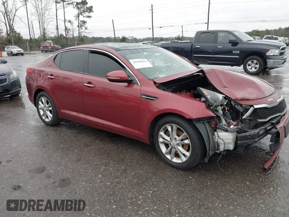 2013 Kia Optima EX with VIN 5XXGN4A7XDG162516, listed as a IAAI auction lot 38488668 with 200,026 mi miles and . Bid and sale history available at carsss.com. Image 1.