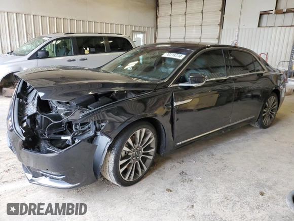 2017 Lincoln Continental Select with VIN 1LN6L9SK0H5608762, listed as a Copart auction lot 70318234 with 100,140 mi miles and Salvage Title. Bid and sale history available at carsss.com. Image 1.