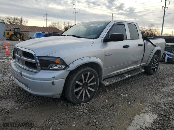 2009 Dodge Ram 1500 ST with VIN 1D3HB18K69S745966, listed as a Copart auction lot 44808665 with 212,772 mi miles and Clean Title. Bid and sale history available at carsss.com. Image 1.