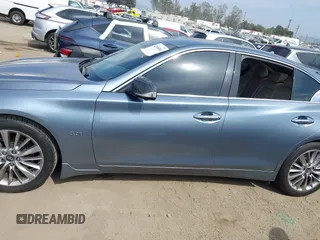 2018 Infiniti Q50 3.0t LUXE with VIN JN1EV7AP9JM352079, listed as a IAAI auction lot 42030404 with 62,550 mi miles. Bid and sale history available at carsss.com. Image 14.