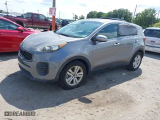 2019 Kia Sportage LX with VIN KNDPM3AC9K7562003, listed as a IAAI auction lot 41998076 with 1 mi miles. Bid and sale history available at carsss.com. Image 16.