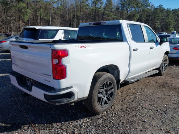2023 Chevrolet Silverado 1500 Custom with VIN 1GCPDBEK1PZ188722, listed as a IAAI auction lot 41258010 with 45,863 mi miles and . Bid and sale history available at DreamBid. Image 4.