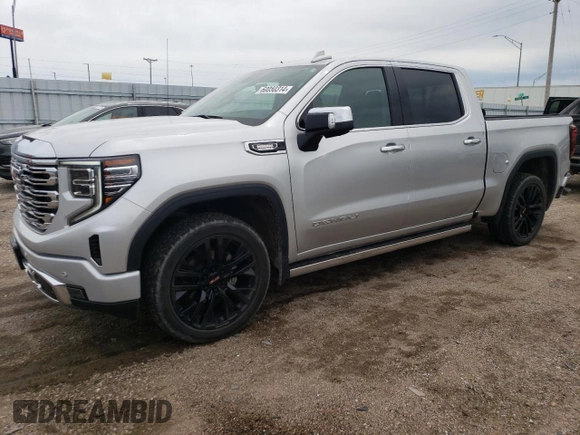 2022 GMC Sierra 1500 with VIN 3GTUUGET9NG526647, listed as a Copart auction lot 60050314 with 42,757 mi miles and Salvage Title. Bid and sale history available at DreamBid. Image 1.