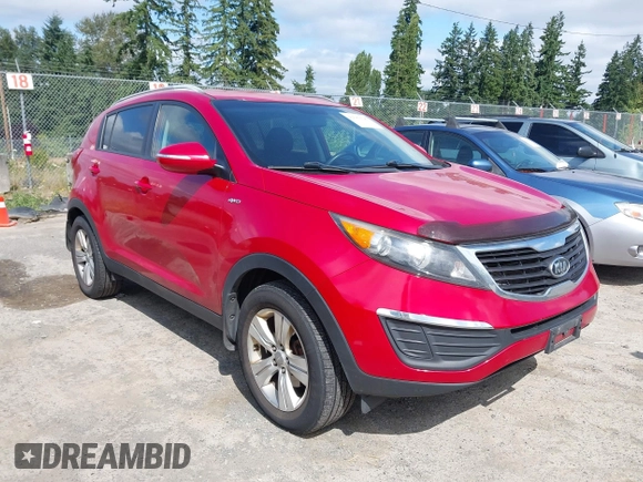 2011 Kia Sportage LX with VIN KNDPBCA20B7062048, listed as a IAAI auction lot 42583028 with 149,974 mi miles and . Bid and sale history available at DreamBid. Image 1.