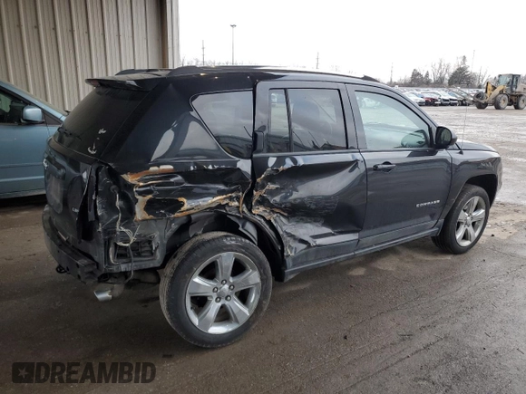 2011 Jeep Compass Limited with VIN 1J4NF5FB0BD176563, listed as a Copart auction lot 43953735 with 163,846 mi miles and Salvage Title. Bid and sale history available at carsss.com. Image 3.