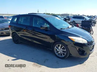 2012 Mazda Mazda5 Grand Touring with VIN JM1CW2DLXC0138533, listed as a IAAI auction lot 41609270 with 263,625 mi miles. Bid and sale history available at carsss.com. Image 1.