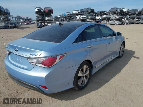 2012 Hyundai Sonata Hybrid with VIN KMHEC4A46CA059778, listed as a IAAI auction lot 41973287 with 118,625 mi miles and . Bid and sale history available at DreamBid. Image 4.
