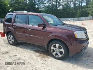 2013 Honda Pilot EX-L with VIN 5FNYF4H55DB006389, listed as a Copart auction lot 59683325 with 181,803 mi miles and Salvage title. Bid and sale history available at DreamBid. Image 4.