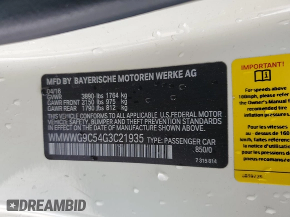 2016 MINI Convertible S с VIN WMWWG9C54G3C21935, выставлен на аукционе Copart как лот 49302455 с пробегом 63 579 миль миль и Списание • Salvage title. История ставок и продаж доступна на DreamBid. Изображение 13.
