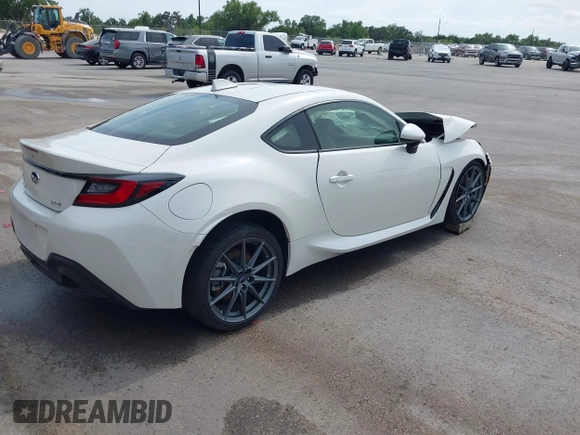 2023 Subaru BRZ Limited with VIN JF1ZDBE1XP9704517, listed as a IAAI auction lot 41009757 with 1 mi miles. Bid and sale history available at carsss.com. Image 4.