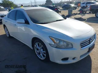 2014 Nissan Maxima SV with VIN 1N4AA5APXEC905450, listed as a IAAI auction lot 42692323 with 187,955 mi miles and . Bid and sale history available at DreamBid. Image 1.