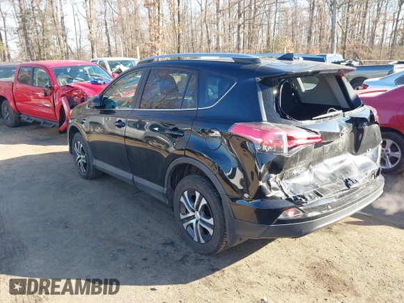 2017 Toyota RAV4 LE with VIN 2T3BFREV6HW595055, listed as a IAAI auction lot 41374125 with 150,105 mi miles. Bid and sale history available at carsss.com. Image 3.
