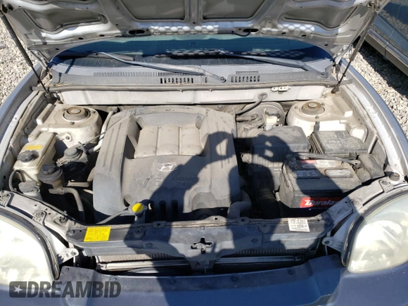 2003 Hyundai Santa Fe GLS with VIN KM8SC73D23U442536, listed as a Copart auction lot 53171725 with 131,554 mi miles and Salvage title. Bid and sale history available at DreamBid. Image 12.