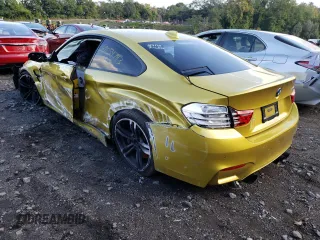 2015 BMW M4 with VIN WBS3R9C53FK330400, listed as a Copart auction lot 69054743 with 0 mi miles. Bid and sale history available at carsss.com. Image 2.