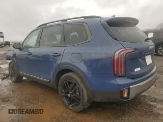2023 Kia Telluride EX X-Line with VIN 5XYP3DGC7PG404463, listed as a Copart auction lot 49808315 with 24,306 mi miles and Salvage title. Bid and sale history available at DreamBid. Image 2.