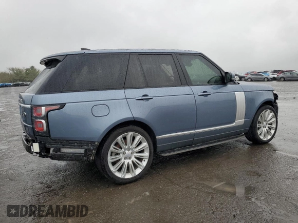 2018 Land Rover Range Rover HSE z VIN SALGS2SVXJA508865, wystawiony jako Copart lot #51896025 z przebiegiem 59 674 mil mil oraz Szkoda całkowita • Salvage title. Historia ofert i sprzedaży dostępna na DreamBid. Obrazek 3.