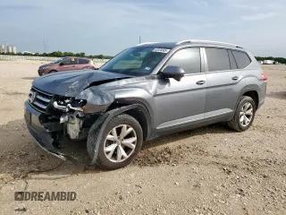 2018 Volkswagen Atlas SEL with VIN 1V2MR2CA1JC504966, listed as a Copart auction lot 62826685 with 177,774 mi miles and Salvage title. Bid and sale history available at DreamBid. Image 1.