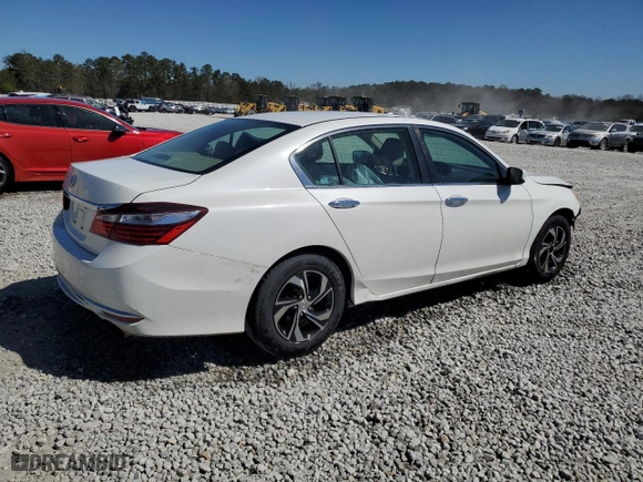 2016 Honda Accord Sedan LX with VIN 1HGCR2F38GA198901, listed as a Copart auction lot 49930185 with 153,942 mi miles and Salvage Title. Bid and sale history available at carsss.com. Image 3.
