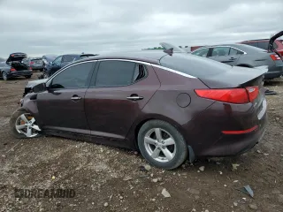 2015 Kia Optima LX with VIN 5XXGM4A75FG484776, listed as a Copart auction lot 55661635 with Not provided miles and Salvage title. Bid and sale history available at DreamBid. Image 2.