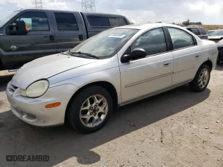 2002 Dodge Neon SE with VIN 1B3AS46C12D568214, listed as a Copart auction lot 75352494 with 123,781 mi miles and Salvage Title. Bid and sale history available at carsss.com. Image 1.