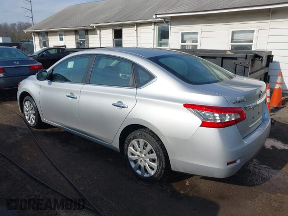 2014 Nissan Sentra S with VIN 3N1AB7APXEL680960, listed as a IAAI auction lot 41641025 with 94,467 mi miles and . Bid and sale history available at DreamBid. Image 3.