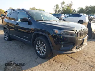 2020 Jeep Cherokee Latitude Plus with VIN 1C4PJLLB2LD547794, listed as a IAAI auction lot 41459109 with 76,061 mi miles. Bid and sale history available at carsss.com. Image 1.