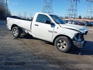 2018 Ram 1500 Tradesman with VIN 3C6JR6DT3JG129517, listed as a IAAI auction lot 41221795 with 36,494 mi miles and . Bid and sale history available at DreamBid. Image 1.