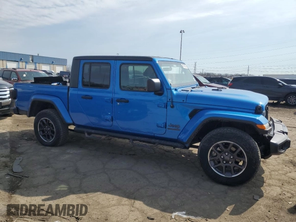 2021 Jeep Gladiator Willys with VIN 1C6HJTAG4ML524342, listed as a Copart auction lot 48774235 with 37,571 mi miles and Clean Title. Bid and sale history available at carsss.com. Image 4.