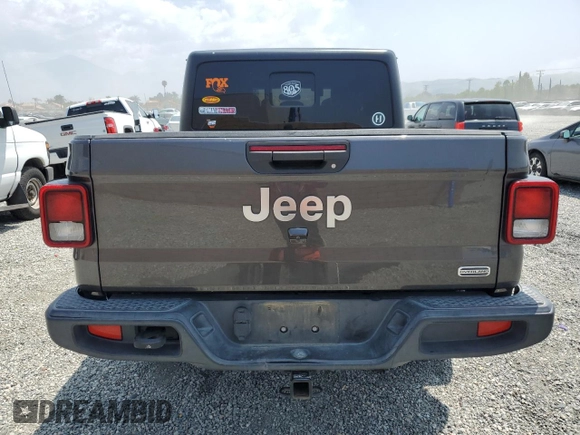 2020 Jeep Gladiator Overland с VIN 1C6HJTFG4LL171074, выставлен на аукционе Copart как лот 55677395 с пробегом 60 506 миль миль и Списание • Salvage title. История ставок и продаж доступна на DreamBid. Изображение 6.