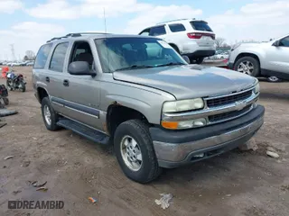 2003 Chevrolet Tahoe LT with VIN 1GNEC13Z63J100509, listed as a IAAI auction lot 42013681 with 1 mi miles. Bid and sale history available at carsss.com. Image 1.